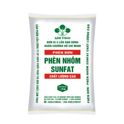 Phèn đơn Nhôm sunphat Al2(SO4)3.18H2O
